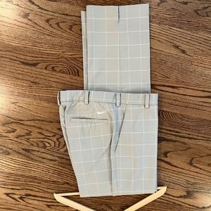 Nike golf pants Grey with white check, size 32x32